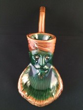 Repose pipe FAKIR + pot a tabac en bakélite, vintage, années 70