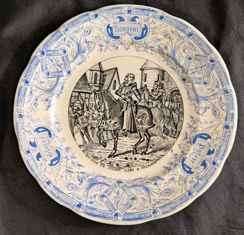 Assiette parlante digoin - assiette,