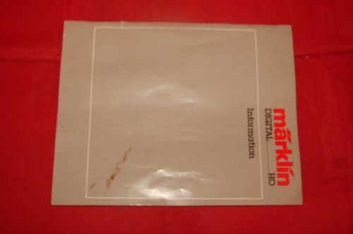 Marklin livret information - marklin, ho