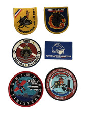 LOT de 6 Tissus SAMU Divers