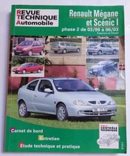 Revue Technique Automobile Renault Mégane et Scénic I Phase 2. Essence & Diesel