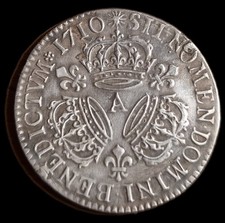 1/4 Ecu 1710 A Louis XIV 3