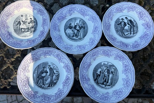 Assiettes dessert poterie - 5,