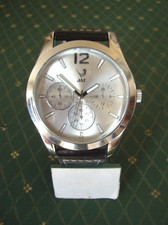 Tres Belle Rare FRENCH WATCH -JAZ- acier grande ouverture 45,30mm