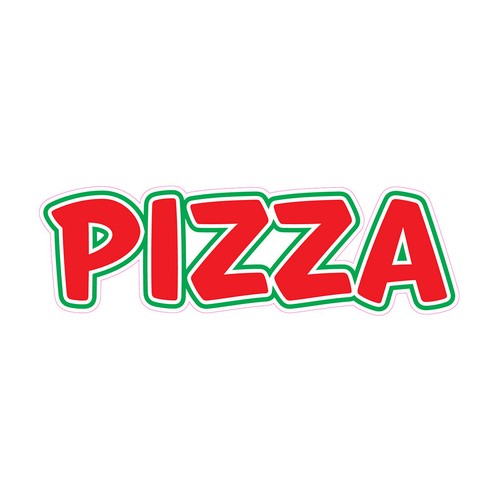 Food truck decals pizza style - decals,