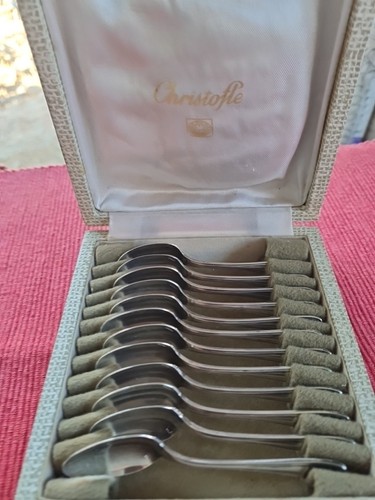 Cuilleres moka christofle - 12, a