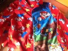 Boys pajamas Mario  pjs size 8