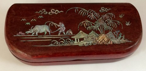 Etui lunettes bois - etui, lunettes/