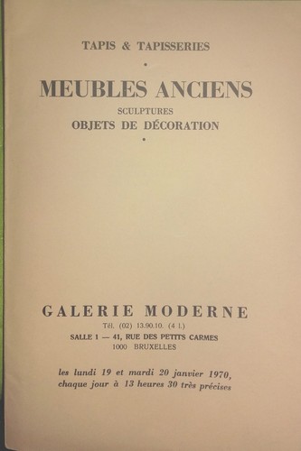 1970 catalogue vente - catalogue, de