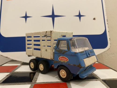 Tonka blue livestock pickup - livestock,