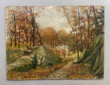 Paysage de sous bois, tableau