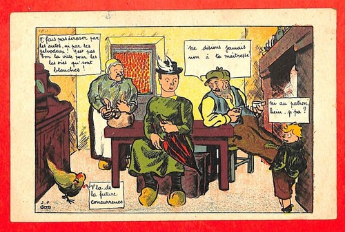 Humour carte postale - humour, "