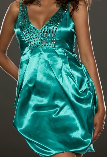 Robe mini satin girly - satin,