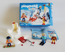 Playmobil 9283 Family Fun Bataille de Boules de Neige Boîte Notice Occasion