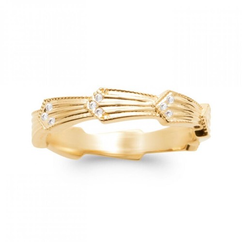 Bague géométrique oxydes - , de