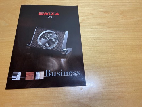 Folleto booklet swiza 1904 - booklet,
