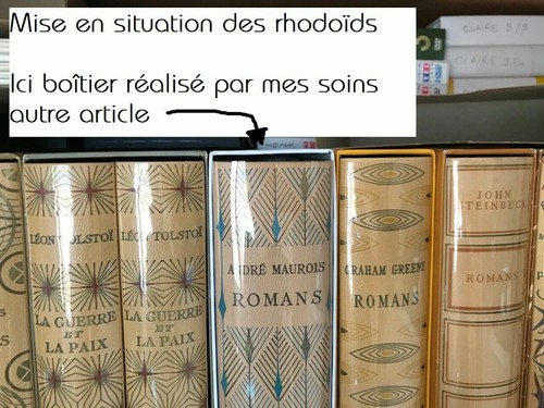 Cartonnage bonet rhodoïd - :,
