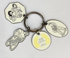 COLLECTOR @ RARE PORTE CLES MICHELIN BIBENDUM DE 1998 @ BRELOQUES @ KEYRING BIB