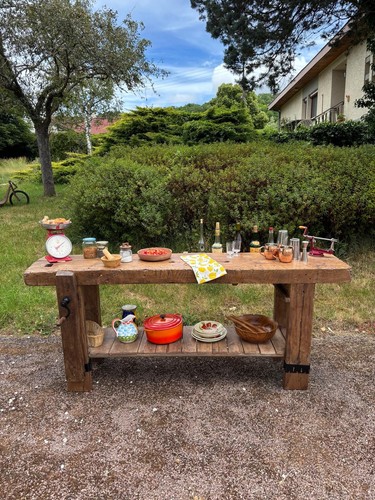 établi menuisier restaurée - Établi,