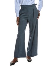Maje Pleated Wool-Blend Pant