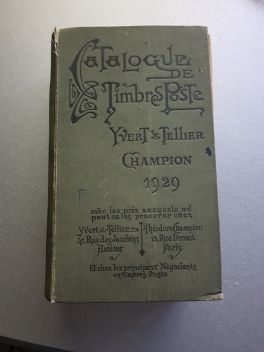 Catalogue des timbres - , poste