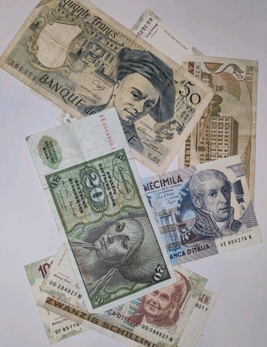 Lot billets du monde - lot, 10