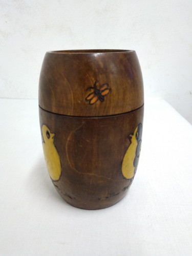 Boîte tonneau signé makily - boîte,