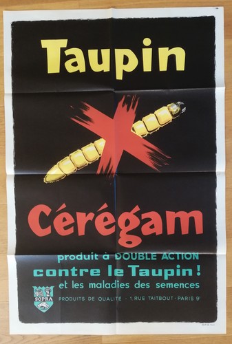 Taupin ceregam affiche - taupin,
