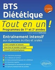 BTS diététique : entraînement intensif aux épreuves écrite... | Livre | état bon