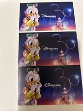 Lot 3 Pass Tickets Disneyland Paris 30 Ans Donald ( Déjà Utilisé)