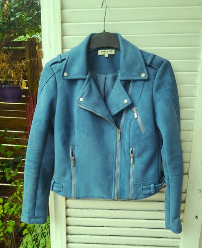 Veste perfecto simili daim - en,