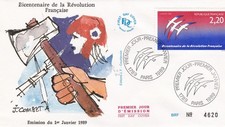 France 1989 fdc - 1989,