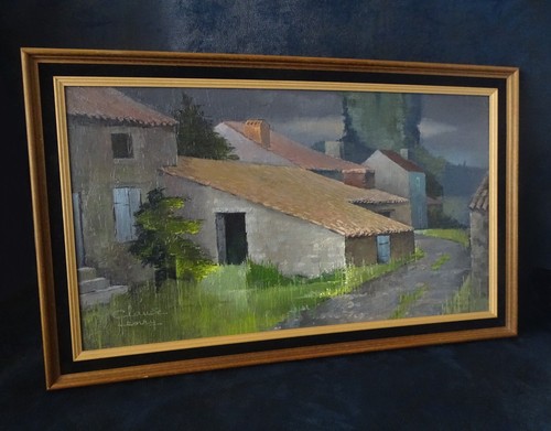 Tableau peinture signé claude - peinture,