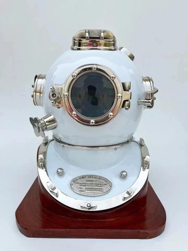 Casque plongée blanc - casque,
