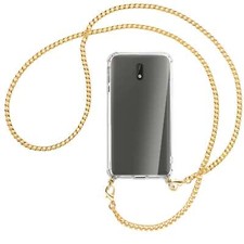 Collier pour Nokia 3 chaîne en métal (O) Etui Coque de protection avec cordon