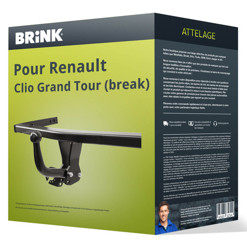 Attelage pour renault clio - pour,