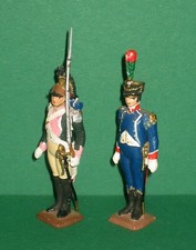 BALLADA  PLOMB vintage 1950  /  2 SOLDATS  1er EMPIRE     N° 06