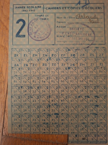 Rationnement feuille de - -,