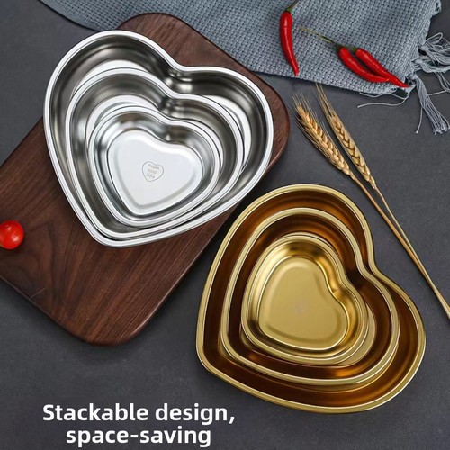 Assiette collation coeur en - à,