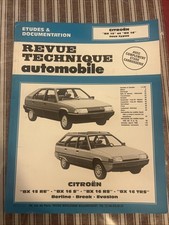 revue technique CITROEN BX 15 Re  16 S RS BX 16 TRS 1580 Cm3  Break Evasion Berl