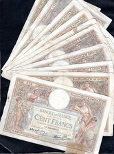 Lot de 10 billets anciens –
