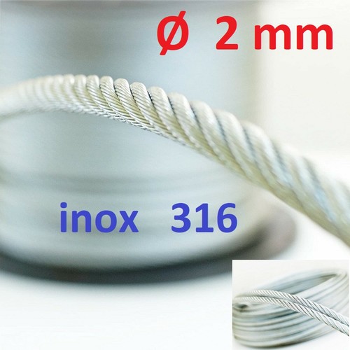 Câble inox 316 7 - câble, Ø