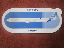 AUTOCOLLANT STICKER AUFKLEBER AVION AIRBUS A340-600 AIRLINER AIRLINES