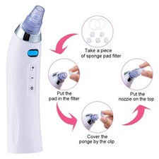 Aspirateur Soin Du Visage Pour L'Epilation De Points Noirs Nettoyage Avec Écran