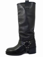 Bottes Femme Au Genou En Cuir