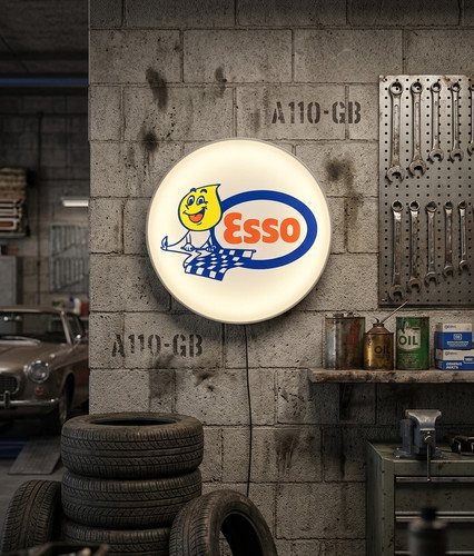 Enseigne esso lumineuse - esso,