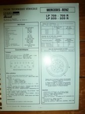 LP709-709R-809-809R - Fiche Technique Mercedes