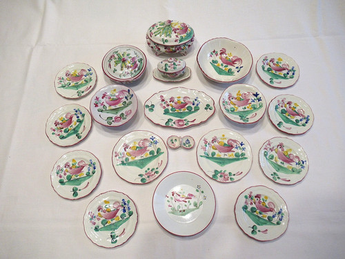 Dinette poupee faience - poupee,