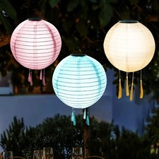 Lot de 3 lampions solaires dextérieur résistants aux intempéries – Lanterne s...