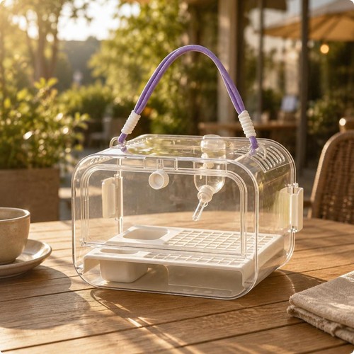 Cage portable pour - , perroquet